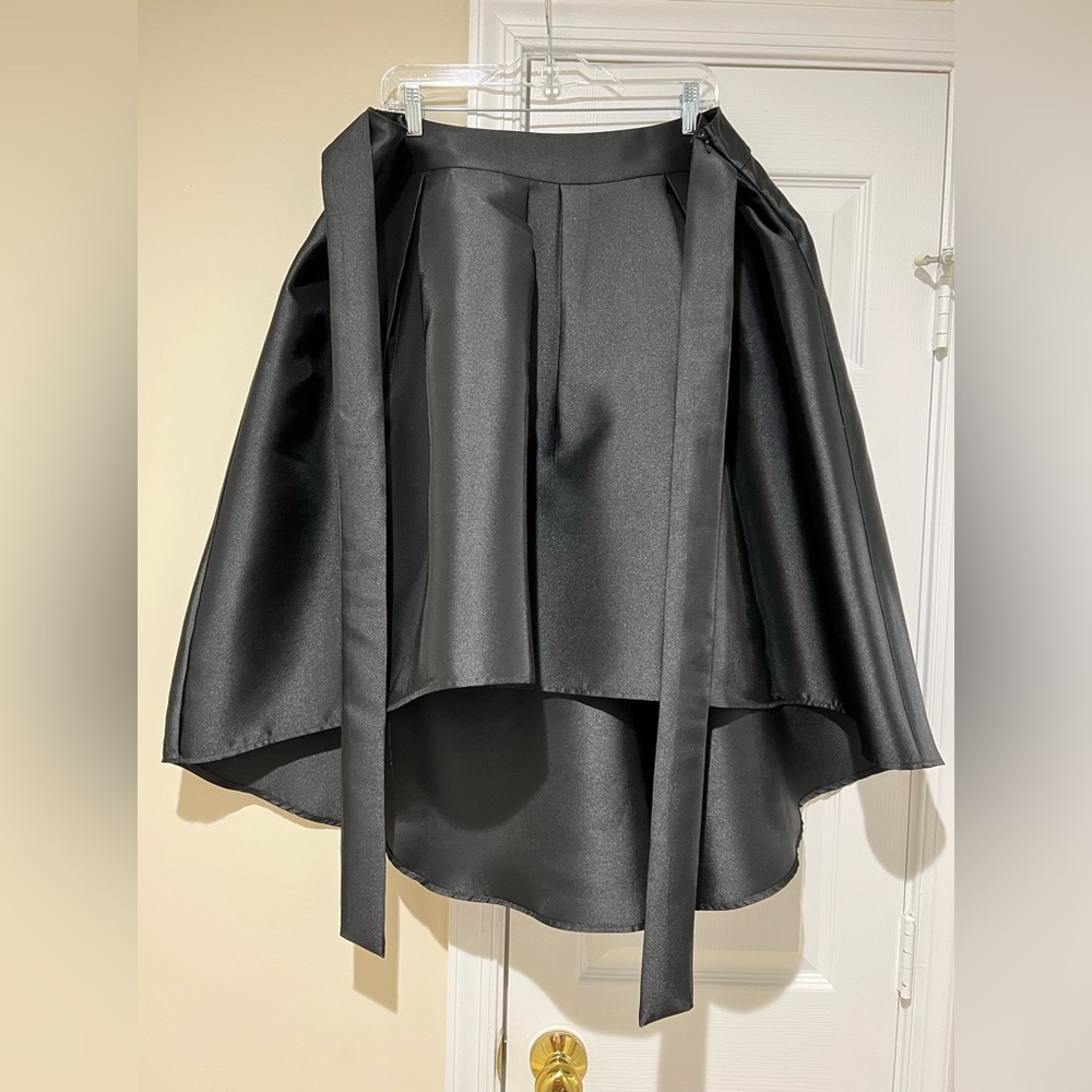 High-Low Black Shimmer Skirt Size 2X